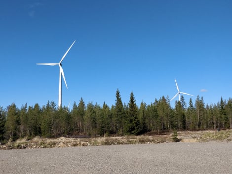 wind turbines